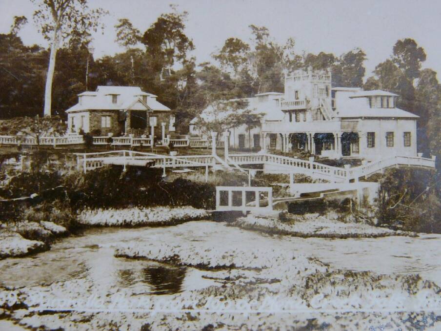 The family lived in their stone cottage, overlooking the castle and ballroom, alongside Mena Creek. Jose would also build a wishing well next to the castle after a mass of logs from an upstream clearing swept away a railway bridge and poured into the park, destroying the refreshment rooms. Picture: Judy Evans