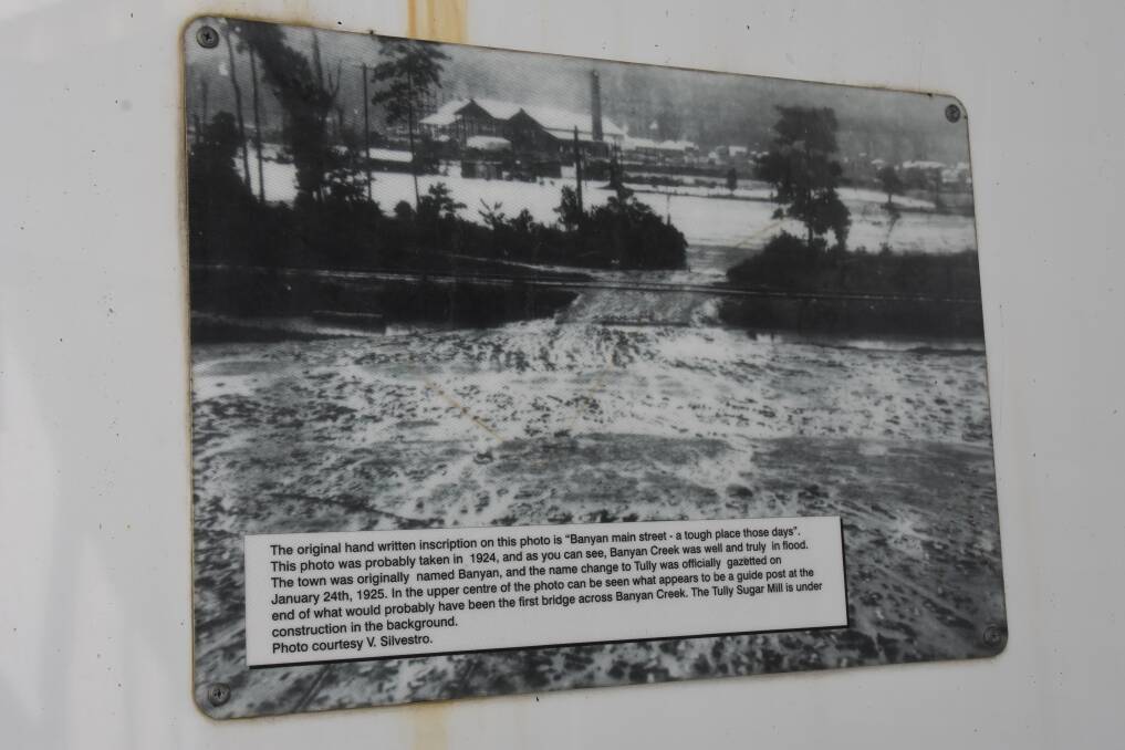 Flooding at Tully in 1924. Picture: V. Silvestro.