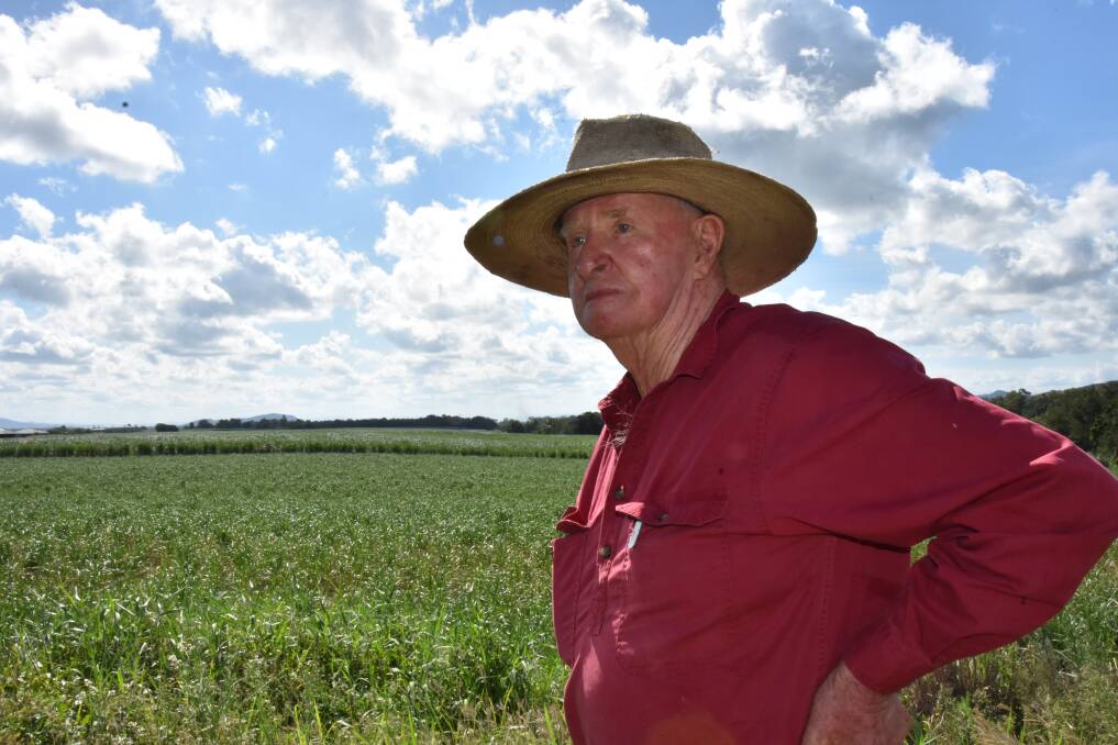 Mackay cane farmer Herb Robke has worked in the industry for 73 years. Picture: Steph Allen