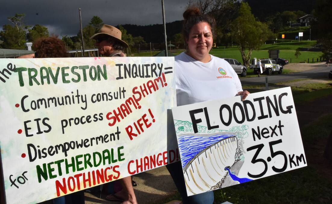 Jonelle Neilsen travelled to the Reckless Renewables rally in Canberra to protest the proposal. Picture: Steph Allen