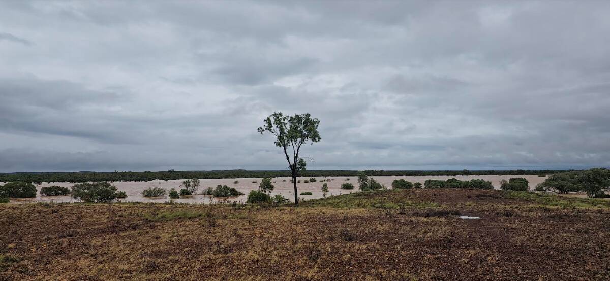 People have been evacuated from their homes in Kynuna due to flooding. Picture: Anita Salmon