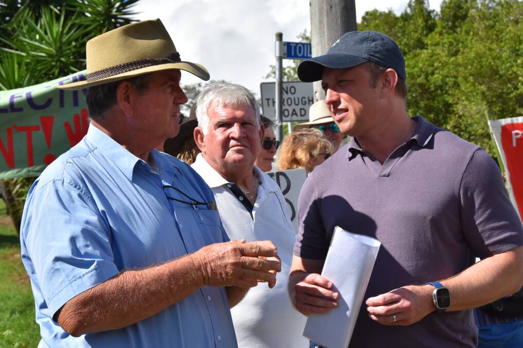 Eungella residents turned out to Eungella Hub on April 2 to share their concerns about the pumped hydro dam proposal with Premier Steven Miles. Picture: Steph Allen 