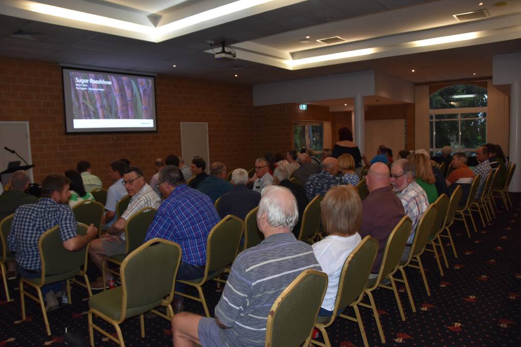 Around 50 people attended the Sugar Roadshow in Mackay, including growers from across the region. Picture: Steph Allen
