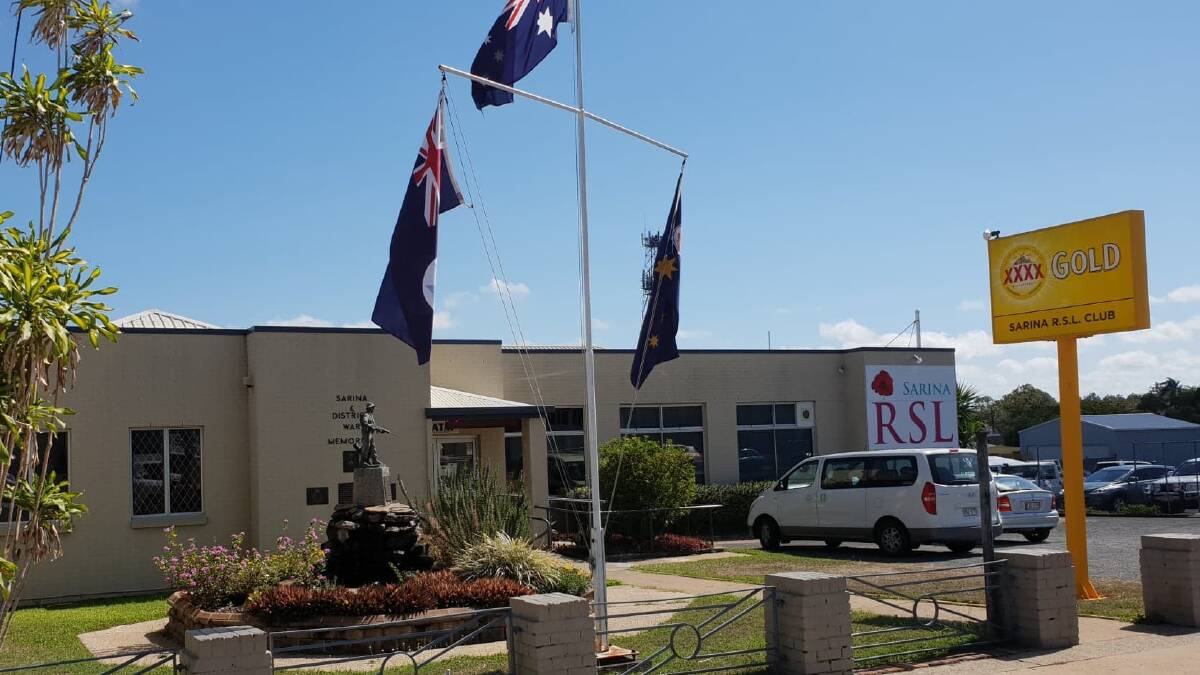 The Sarina RSL was also targeted by thieves before it was permanently closed. Picture: Sarina RSL