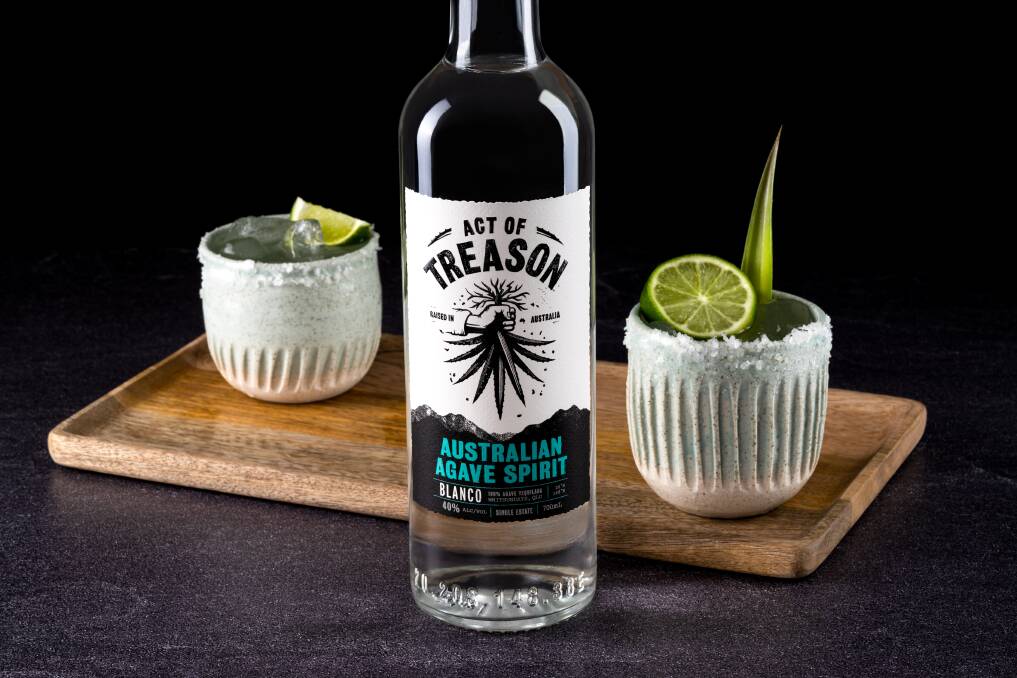 Act of Treason has a familiar backbone of cooked agave, layered with notes of lime, fresh cut grass and tropical fruits. Picture: Top Shelf Distillery