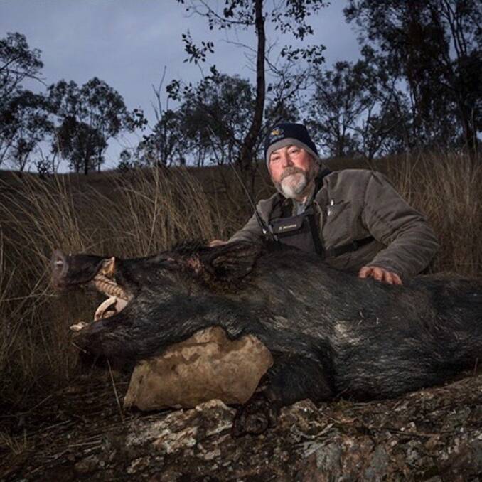 Inverell pig hunter Ned Makim says hunters have an untapped wealth of knowledge that could help researchers in the management of the feral pig problem. Picture: Ned Makim