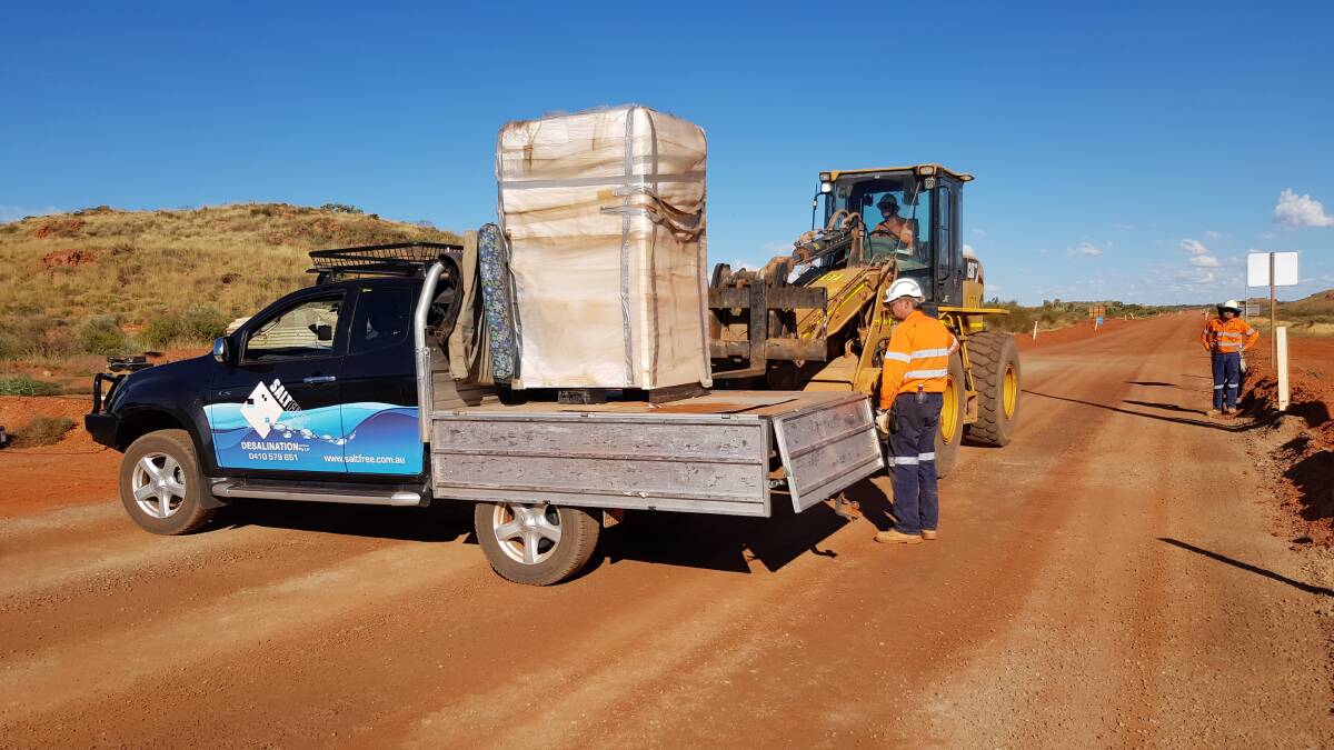 BREAKING THE DRY: Australian manufacturer of domestic and commercial desalination units, Saltfree, have units installed to reclaim bore water across Australia.