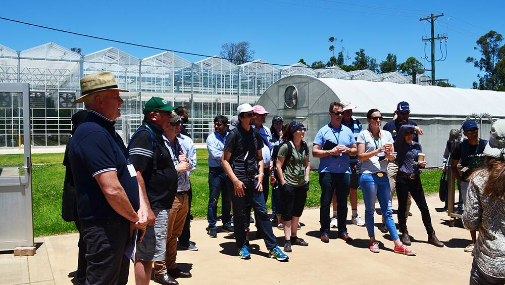 TECH HUB: University of Western Sydney Hawkesbury campus recently played host to a field tour as part of the  ANZ Smart Farms and Agtech Forum. Photo: WSU