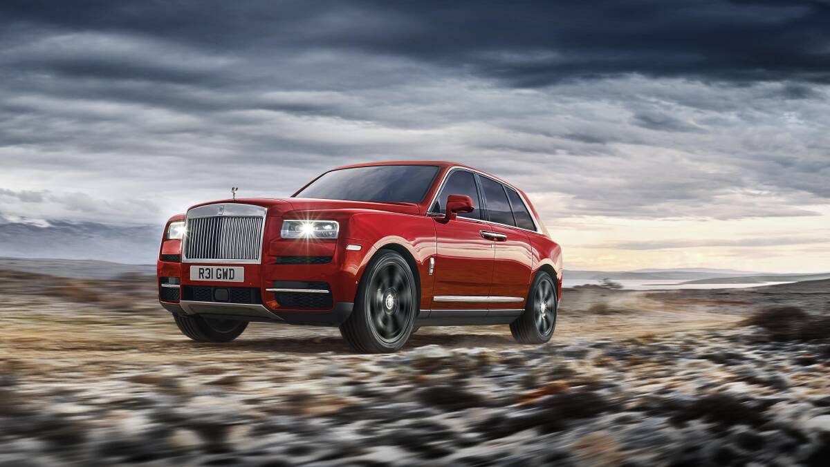 ULTRA-LUXURY: The Rolls-Royce Cullinan SUV will be priced at $685,000 drive-away