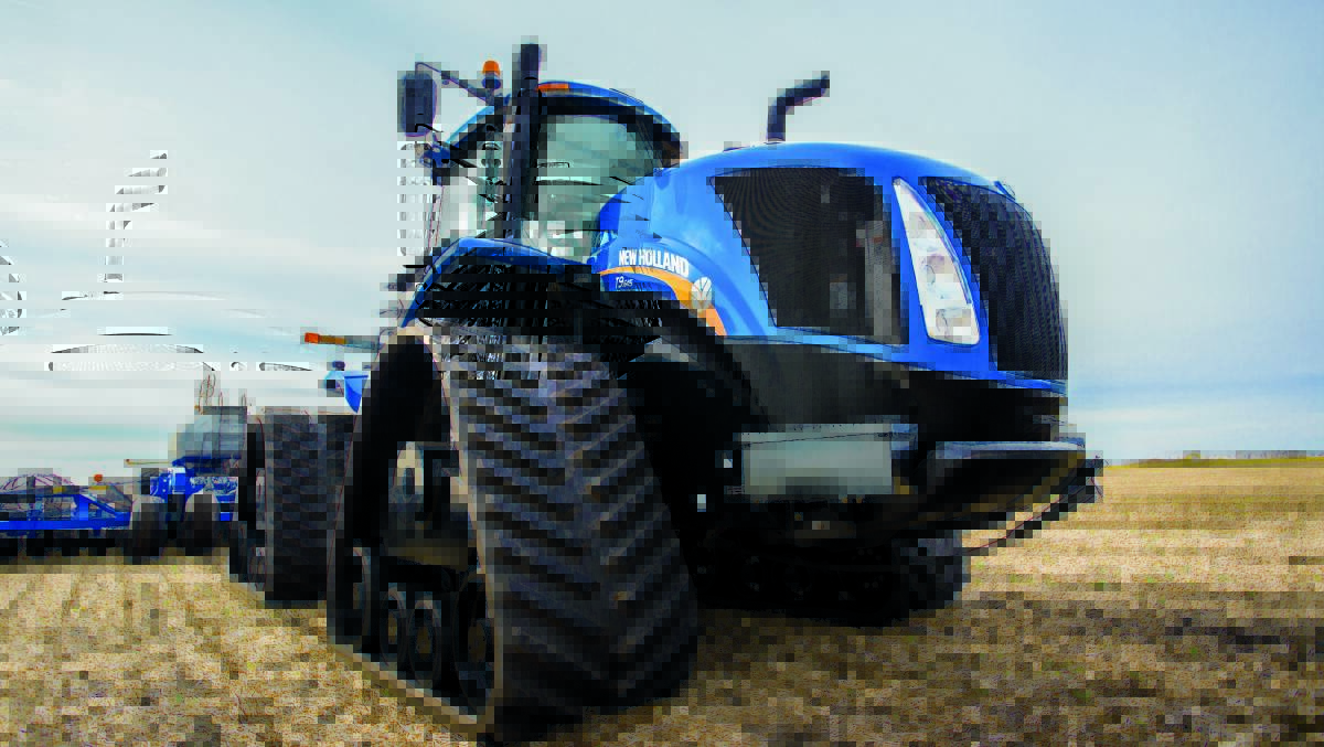 ON TRACK: New Holland will release the T9 SmartTrax at Queensland's CRT FarmFest next week.