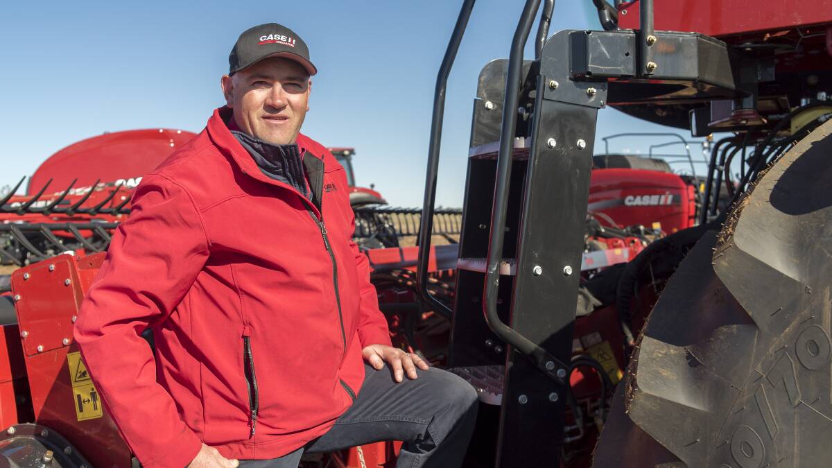 Problem solving: Case IH, ANZ product manager for hay and harvest, Tim Slater said his career with Case IH and CNH Industrial had tought him sometimes the simplest solutions make the biggest difference. 