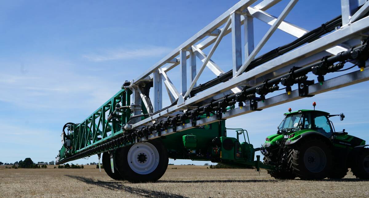 EFFICIENT FARMING: Australian sprayer manufacturer Goldacres has released a new 48 metre tri-fold boom to fit its Prairie Pro 8500L tow-behind sprayer. The boom was designed to meet increasing customer demand for rigs capable of efficiently spraying large hectares while maintaining spray quality.  