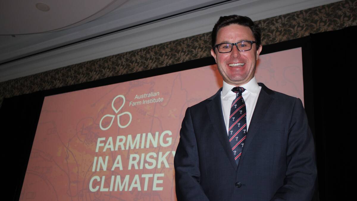 Speaking at the Australian Farm Institute's annual conference, themed Farming in a Risky Climate, the Minister for water resources, drought, rural finance, natural disaster and emergency management David Littleproud flagged the Research and Development Corporations could expect a shakeup. 