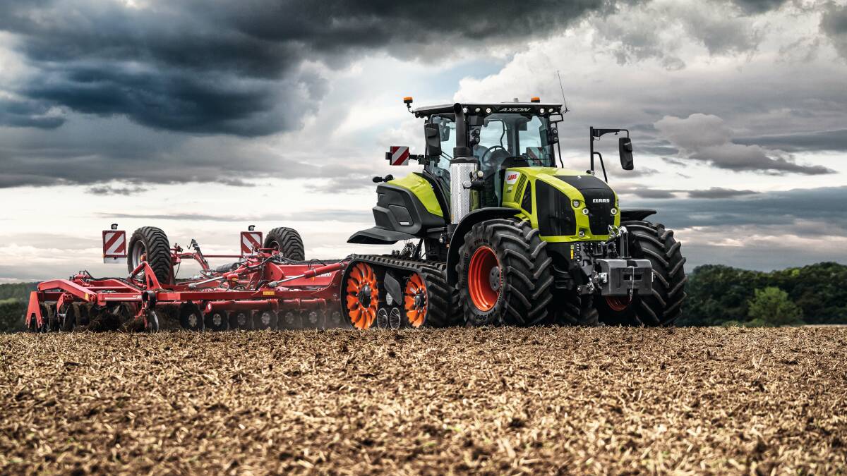 MAKING TRACKS: Claas launch the half-tracked Axion 960 Terra Trac and Axion 930 Terra Trac tractors. 