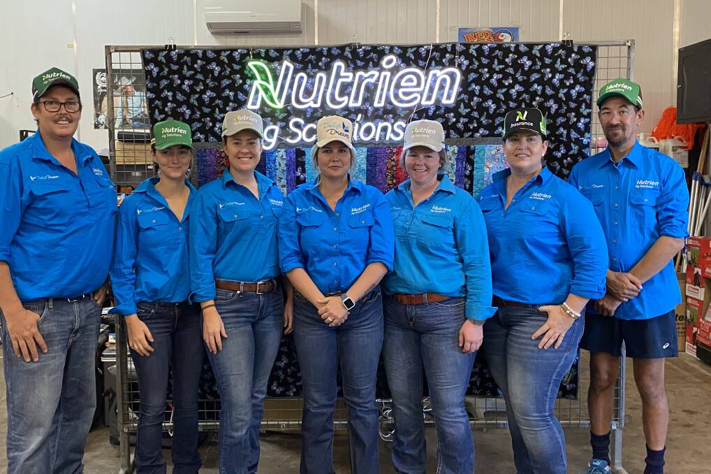 Nutrien Ag Solutions staff at Katherine, NT dressed for "Do it for Dolly" Day. Photo supplied.