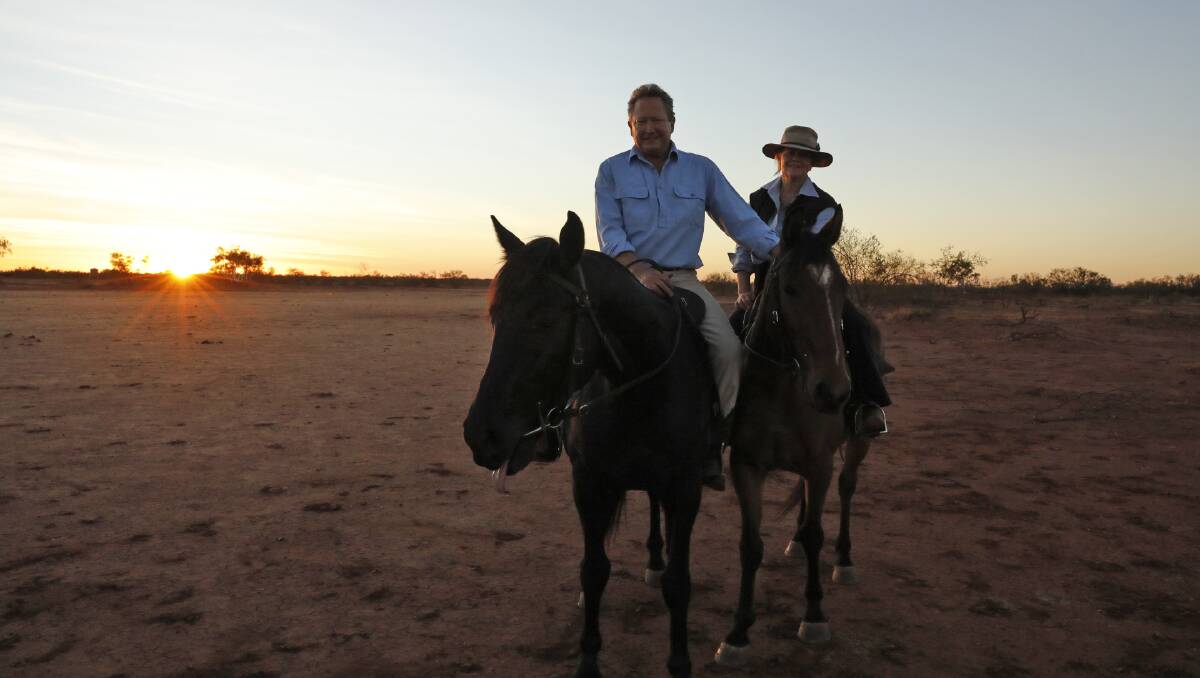Andrew and Nicola Forrest are the new owners of Jubilee Downs and Quanbun Downs, near Fitzroy Crossing.