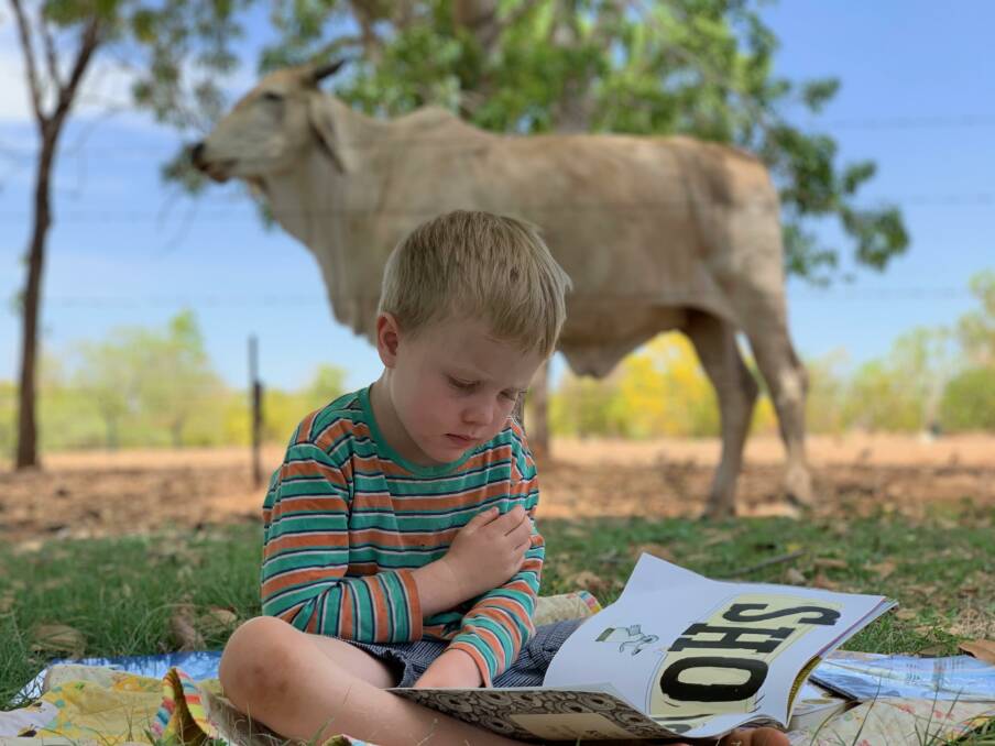 Australia Posts 2019 Community Grants program has awarded $8,640 to Katherine Isolated Childrens Service to work with the Dolly Partons Imagination Library. Picture: Mandy Tootell. 