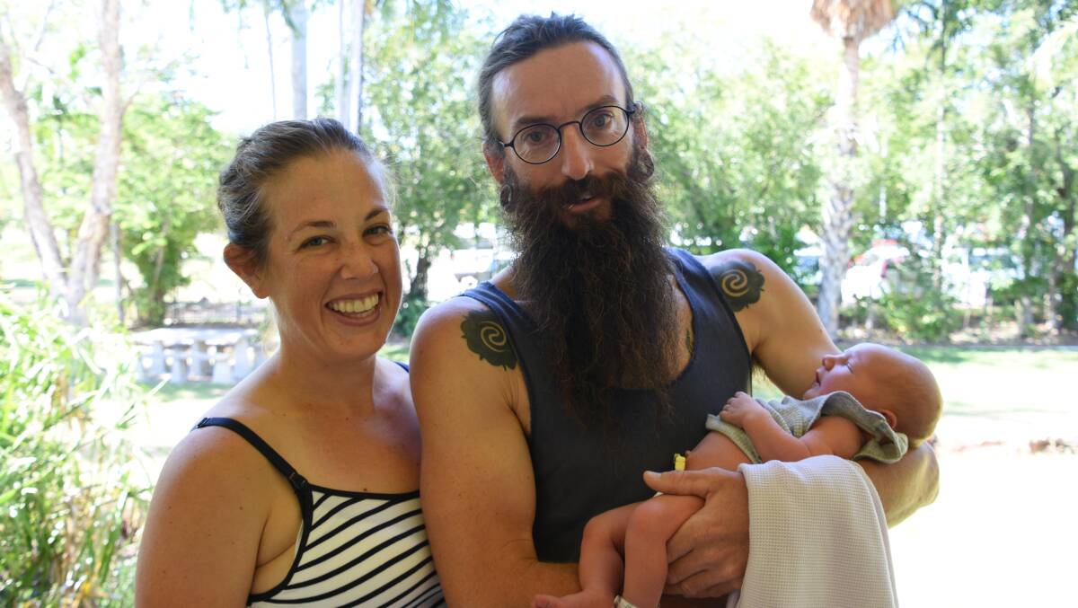 New parents Kate Finegan and Cam Winn with their new born baby Savannah Winn, spent much time with Elaine McArthur in the lead up to their delivery. 
