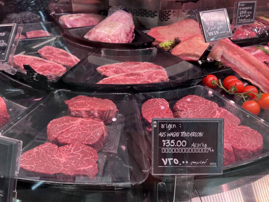 There was a considerable amount of freshly sliced meats displayed in refrigerated butcher-shop style cabinets at the two Dubai supermarkets visited.