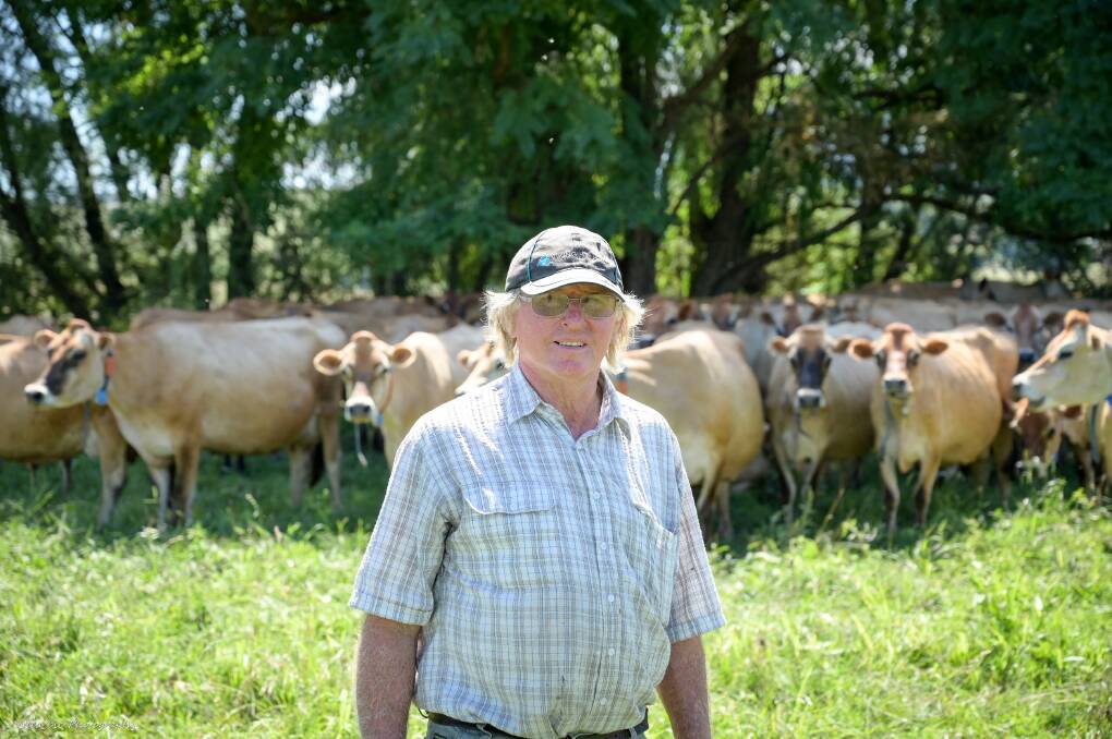 Tooma dairy farmer Keith Baker.