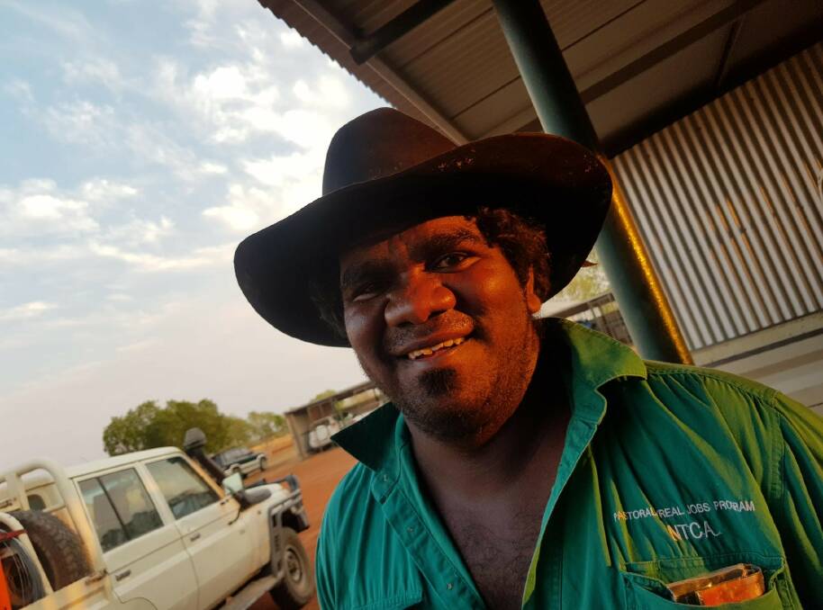 Dion Minggun from CPC's Newcastle Waters Station in the Northern Territory. 
