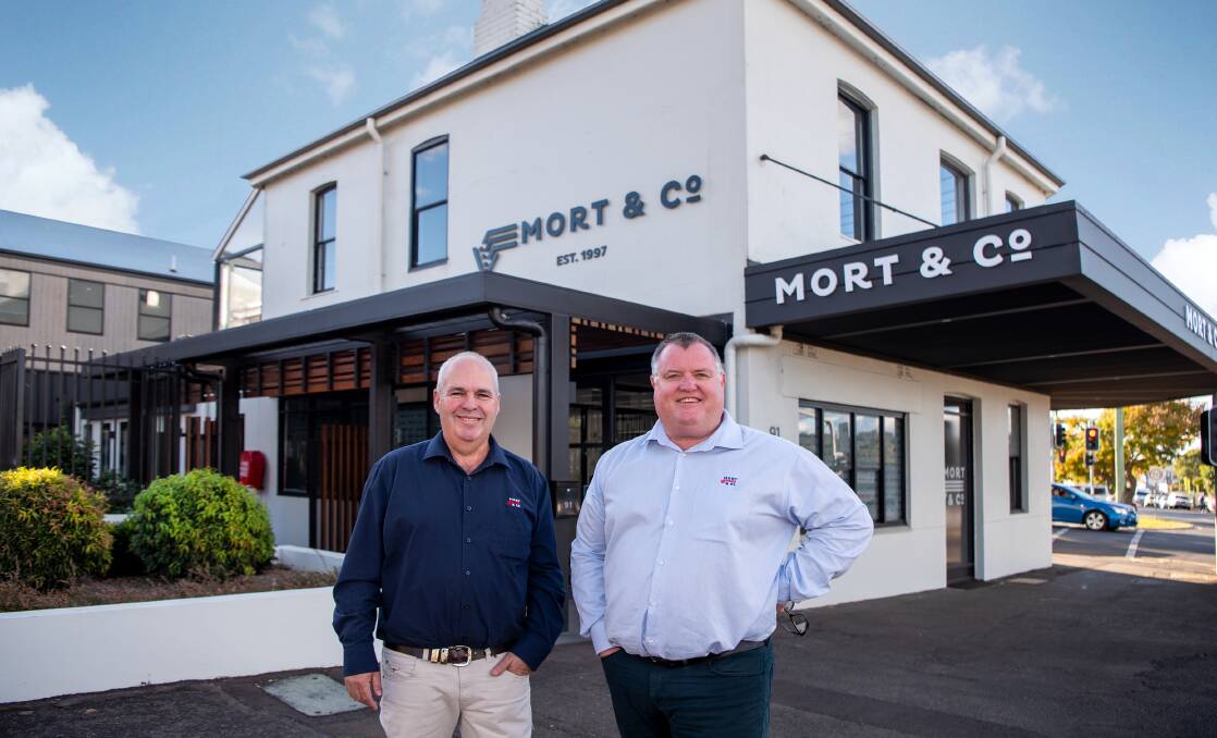 CHANGES: Stephen OBrien, chief executive officer of Mort & Co and founder Charlie Mort. 