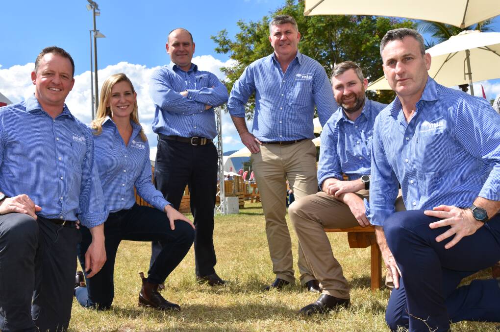 Meat and Livestock Australia's global market managers at Beef Australia. From left Andrew Cox, Ellen Rodgers, Rob Williams, Nick Meara, Josh Anderson and Michael Finucan.