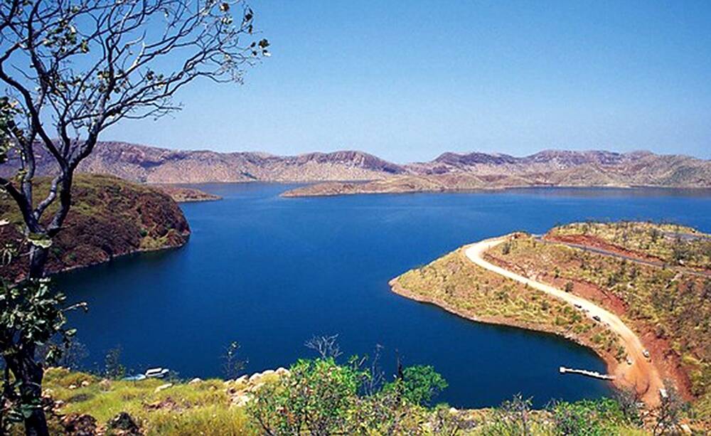 After falling to 25 per cent of its capacity, Australia's biggest water storage at Lake Argyle bounced back to more than 80 per cent full. Picture: Tourism WA.