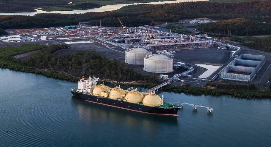 Chinese companies have big investments in Australian gas production.