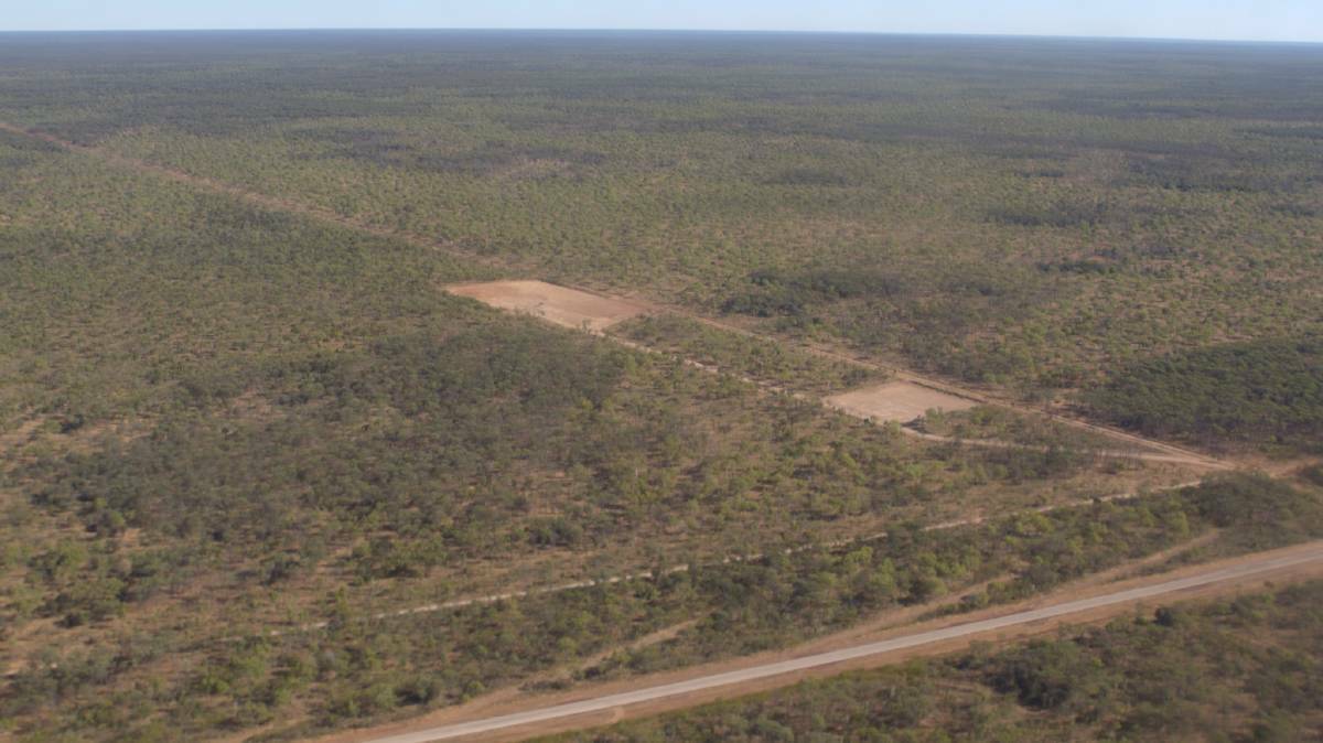 Origin already claims to have found shale gas 2.4km down after fracking at this Amungee site near Daly Waters, before the moratorium on exploration was applied. Picture: supplied.
