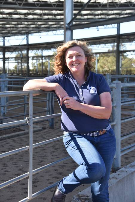 RIGHT TO FARM: Jane Lovell, VFF chief executive, pictured at Horsham Saleyards recently, says right to farm issues are likely to be important in coming years.