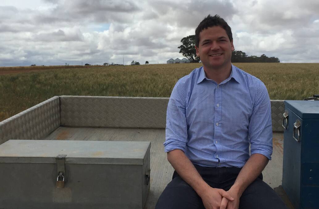 CLEAR VISION: Nathan Cattle, Clear Grain Exchange managing director, feels farmers are finding good value on the online grain trading exchange.