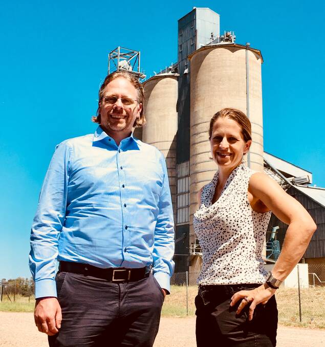 Rabobank's global grains and oilseeds strategist Stefan Vogel together with Rabobank's Australian senior grains and oilseed analyst Cheryl Kalisch Gordon during an earlier visit to Australia.
