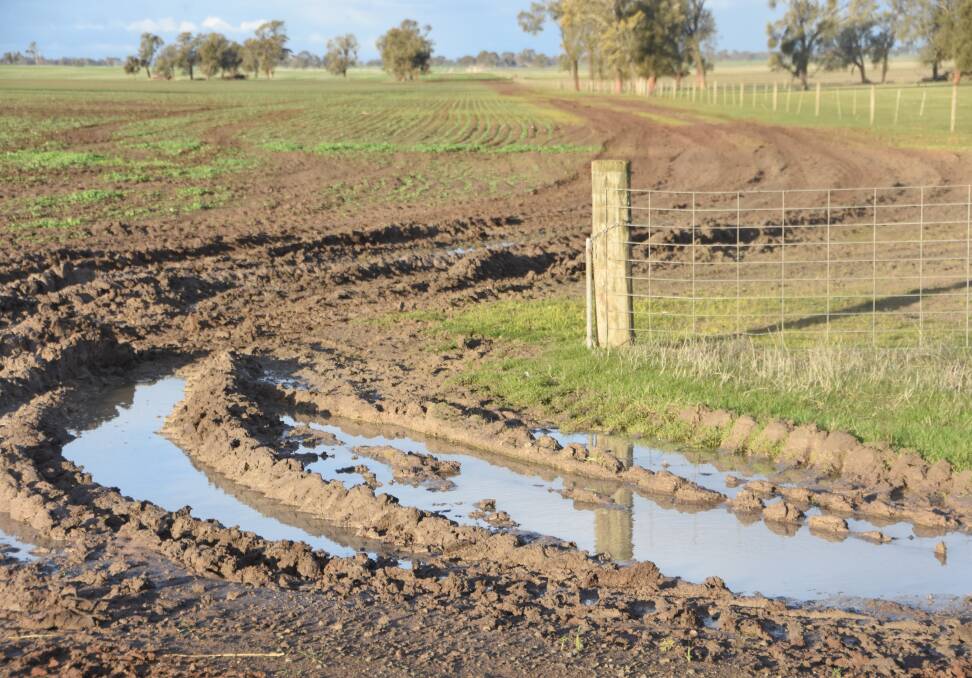 IN A RUT: It's been a wet start to the season in many parts of the cropping belt.