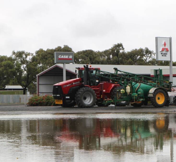 There was good rainfall over the Wimmera in Victoria overnight.