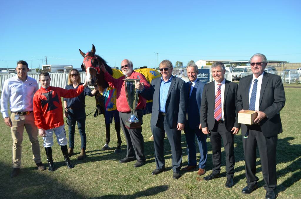 Close to 10,000 people celebrated 150 years of racing in Townsville during Townsville Cup Day on Saturday. Jockey Ric McMahon had a day to remember after riding Outraged to victory in the Mater Townsville Cup Open and then guiding Executed to a glorious win in the XXXX Gold Cleveland Bay Open. 