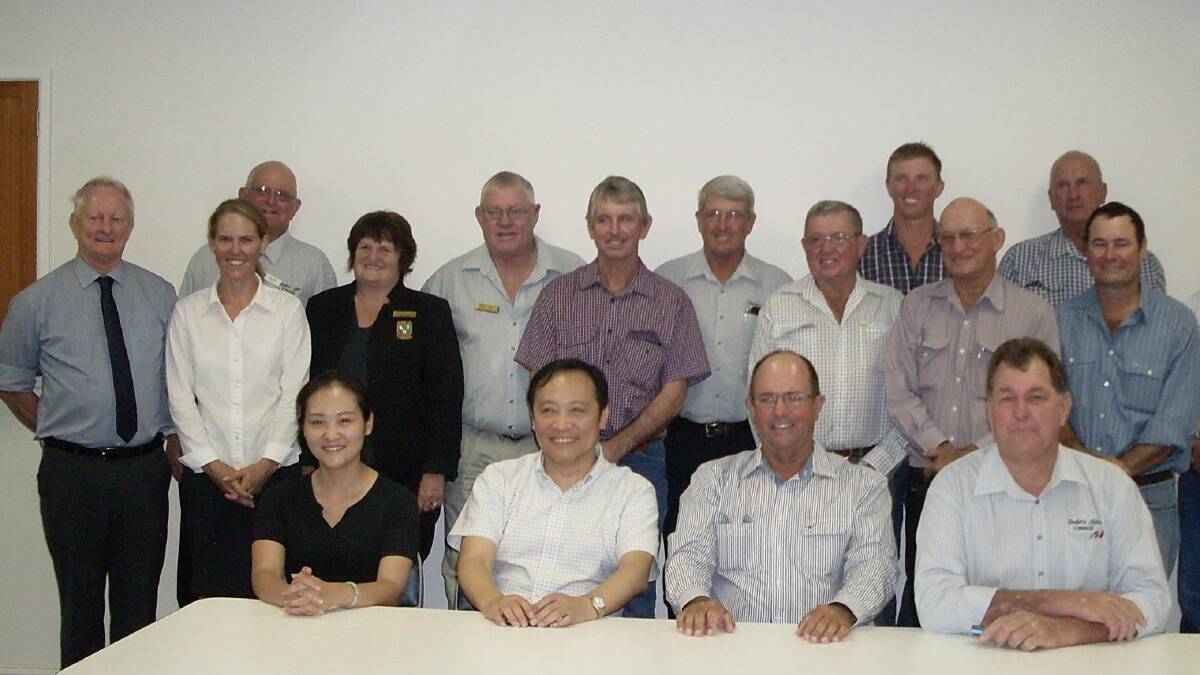 A beefy proposal: Flinders Shire Council members along with NorthBeef representatives and other interested parties welcomed investors from DSCY (Aust) Investments Pty Ltd to Hughenden for the meatworks meeting.