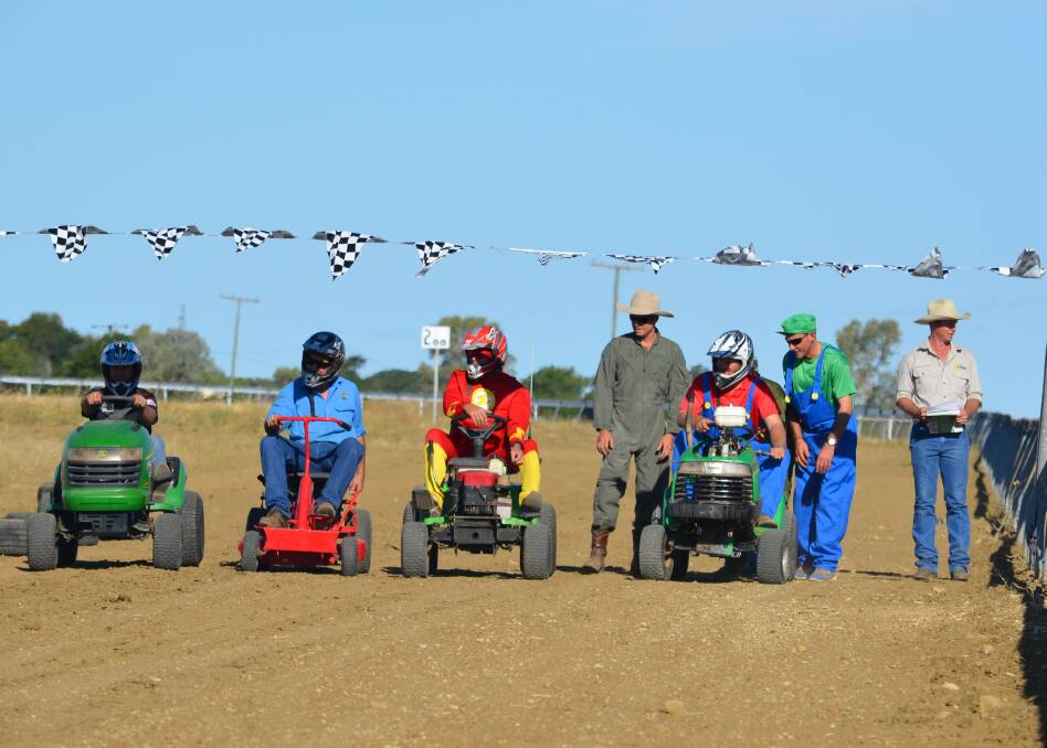 Start your engines: The third annual Richmond Field Days and Races Hughenden Motorcycles Lawn Mower Derby is sure to be a hit with visitors.