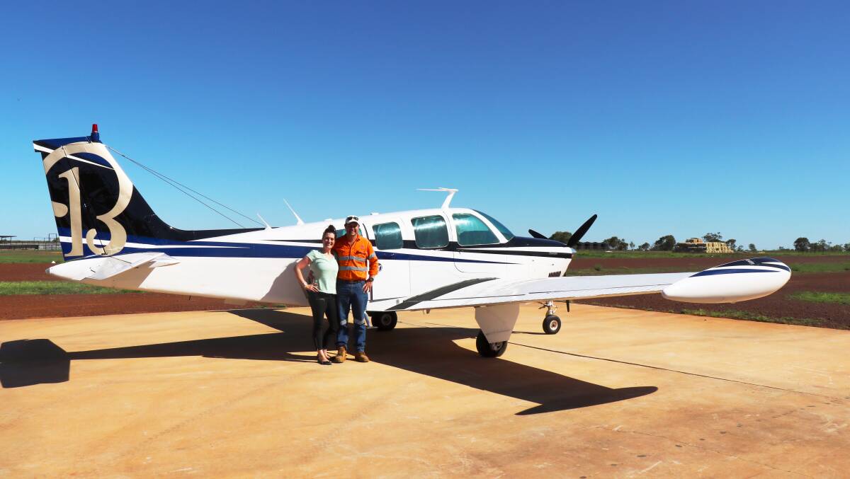 Dr Emma Gillmore and her husband Charlie get ready to fly out of Cloncurry to isolated properties.