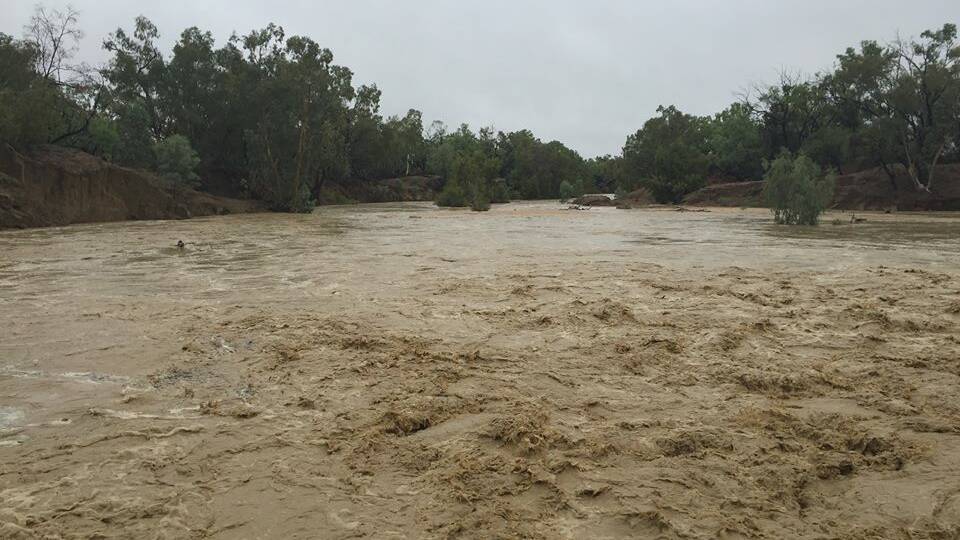 The Flinders River in flood. Picture: File