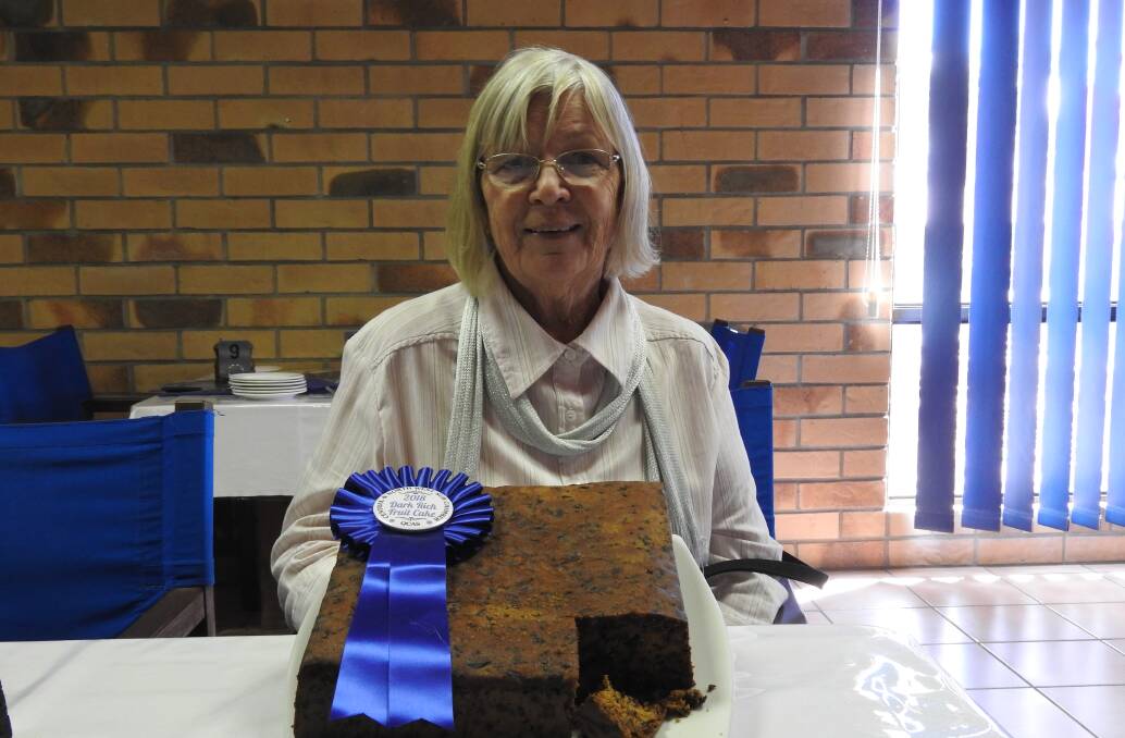 Lorraine Murphy, Winton with her winning entry in the Central and North West sub-chamber Dark Rich Fruit Cake competition.
