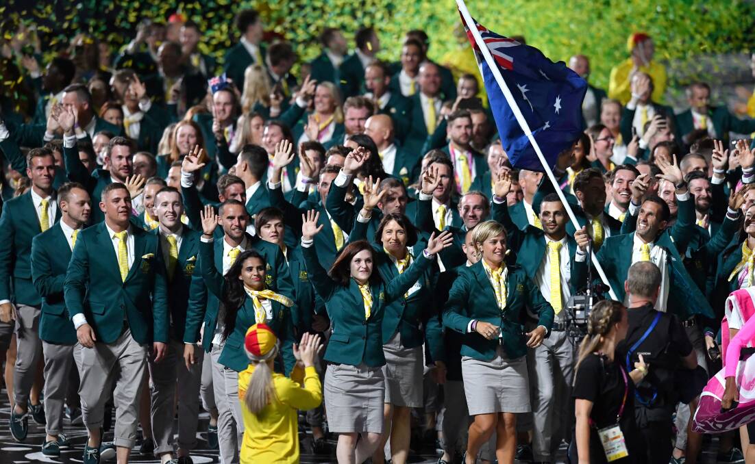 Opening ceremony scenes of excited athletes entering the stadium at the Gold Coast Commonwealth Games weren't repeated at the closing ceremony.
