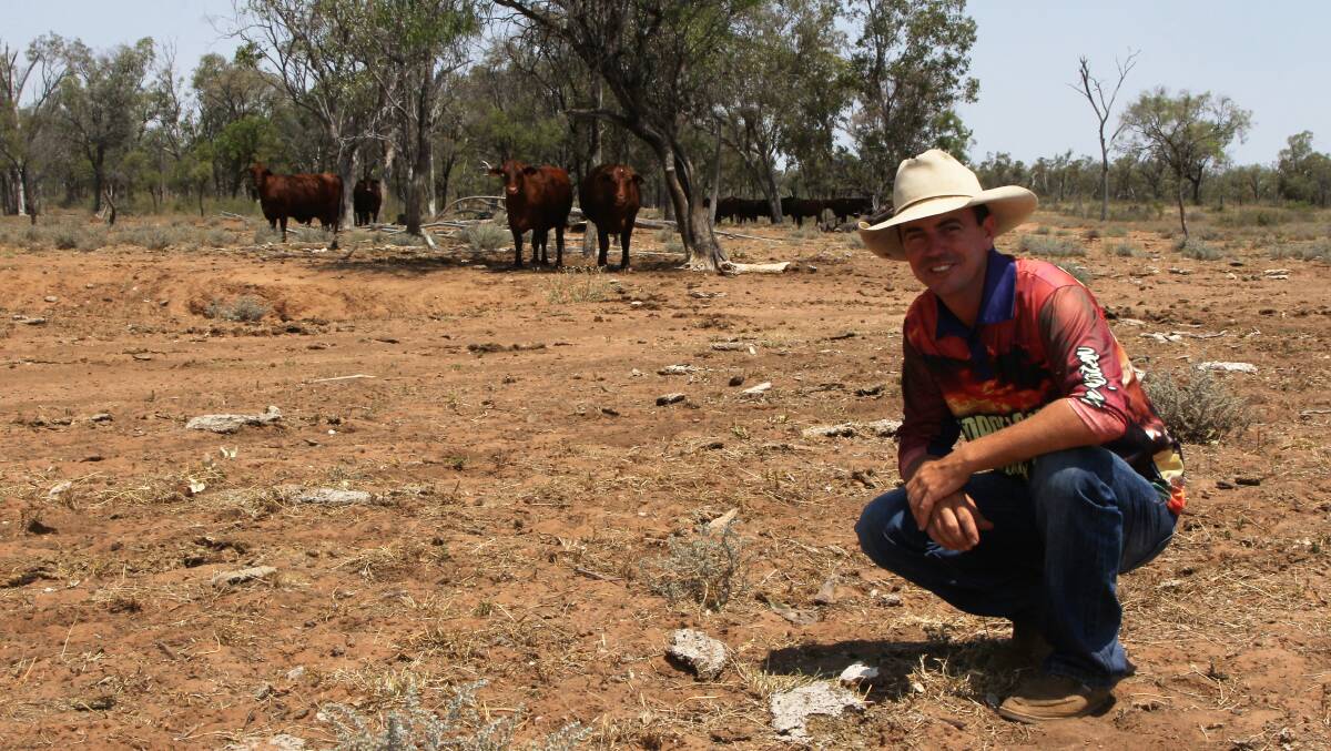 New Barcaldine Regional Council mayor Sean Dillon at home on his Alpha property.