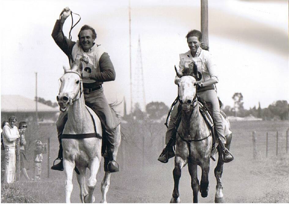 Finishers in one of the early Winton to Longreach endurance rides. Picture: Australian Stockman's Hall of Fame