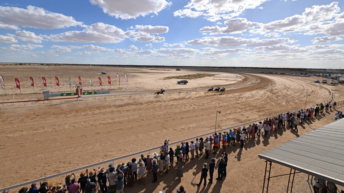 Action on the Simpson Desert track.