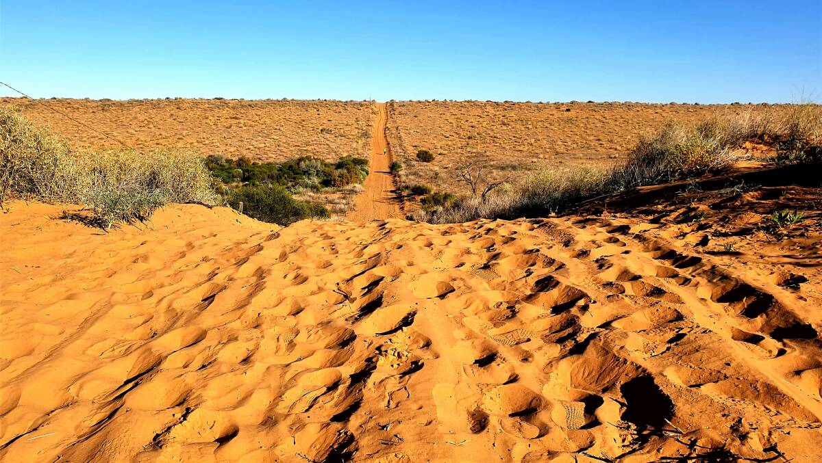Just one of the dunes to cross at SDU. Picture: Sally Gall