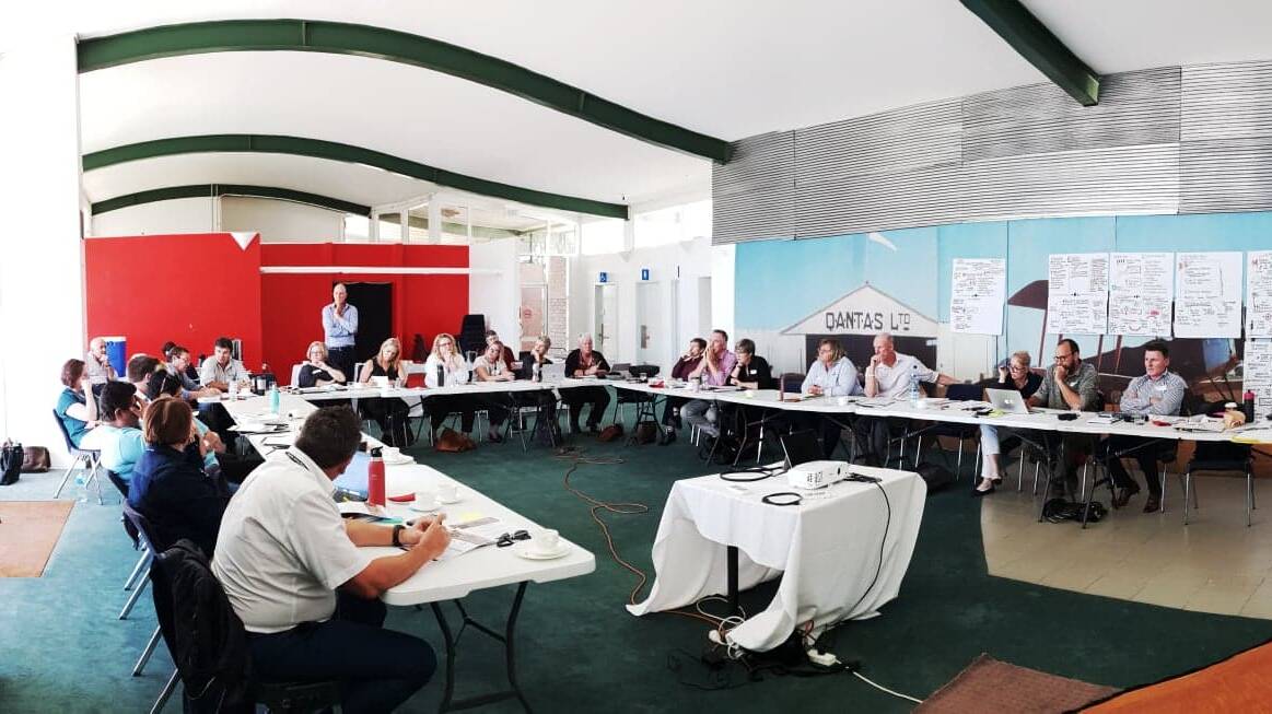 Every service provider in the central west participated in the round table in Longreach on Monday. Photos supplied.