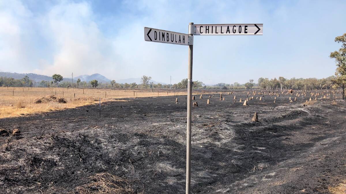 Far North Queensland has also been scarred by bushfires this week.