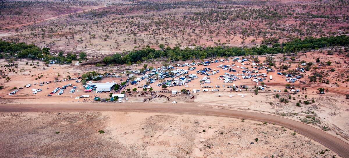 An instant town mushroomed at the Kooroorinya Falls reserve on the weekend as hundreds of people returned to relive memories of race meetings from years gone by. Photos by Peter Roy Photographics.