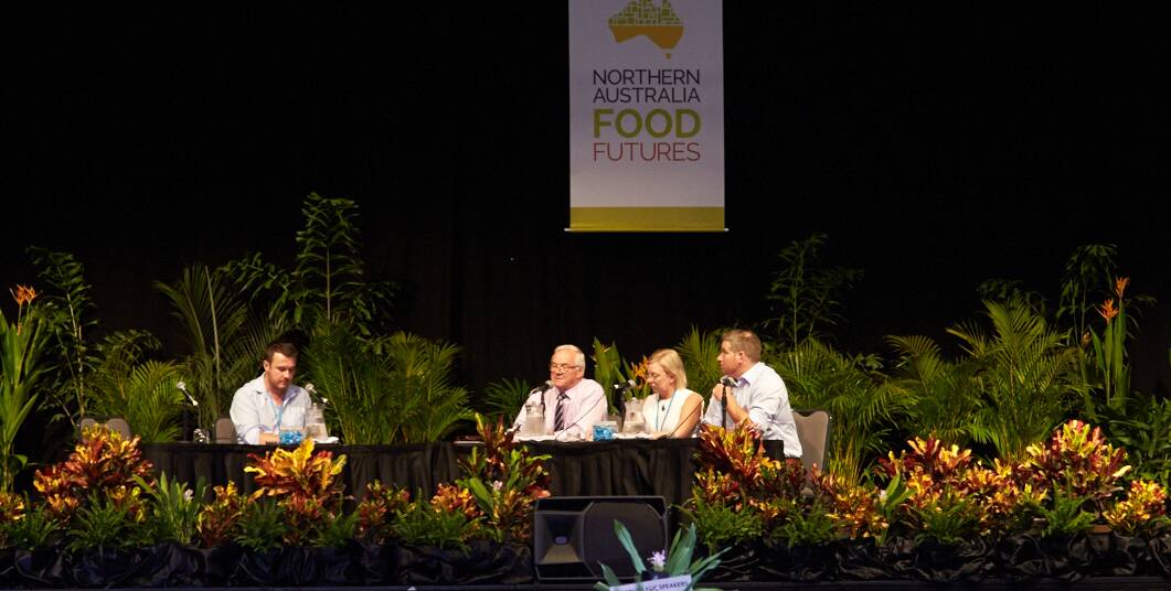 MC Matt Brann put a number of questions to Queensland Agriculture Minister Leanne Donaldson when she was on a panel of three northern ministers or their representatives at the Darwin Food Futures conference.